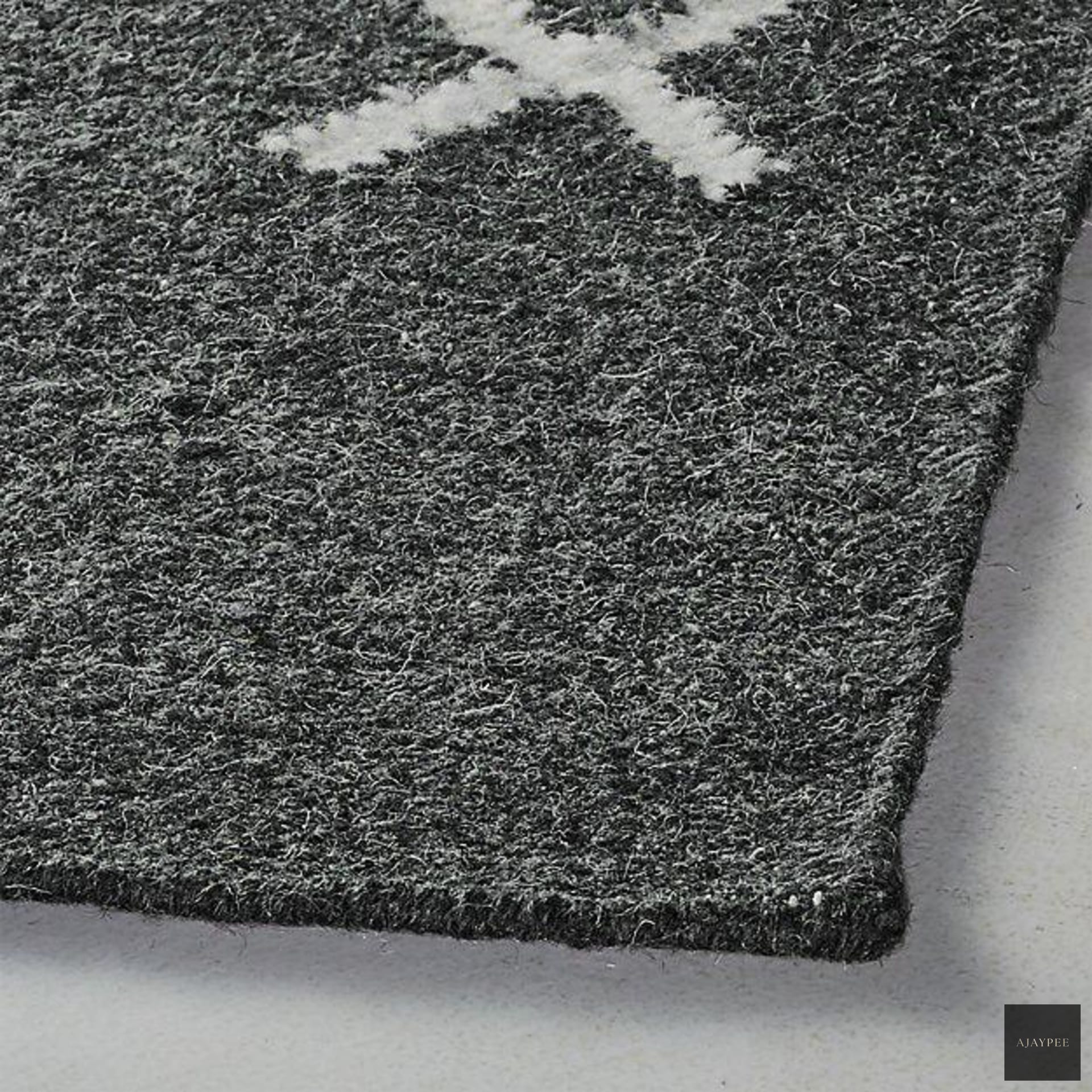 Woolen Hand Dhurry _Star - Cotton - Flatweave - Ajaypee Carpets (Thumbnail 2)