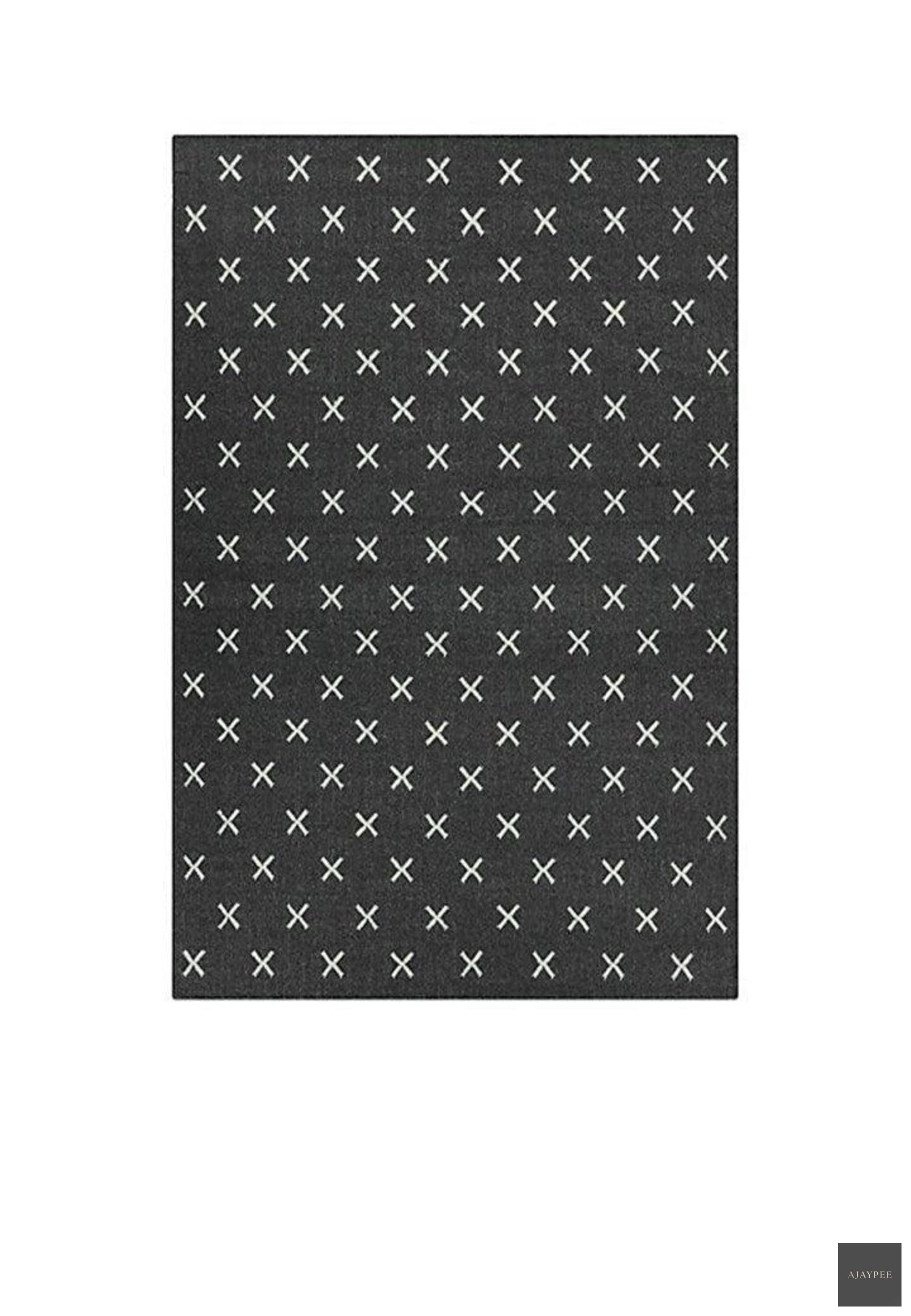 Woolen Hand Dhurry _Star - Cotton - Flatweave - Ajaypee Carpets (Thumbnail 3)