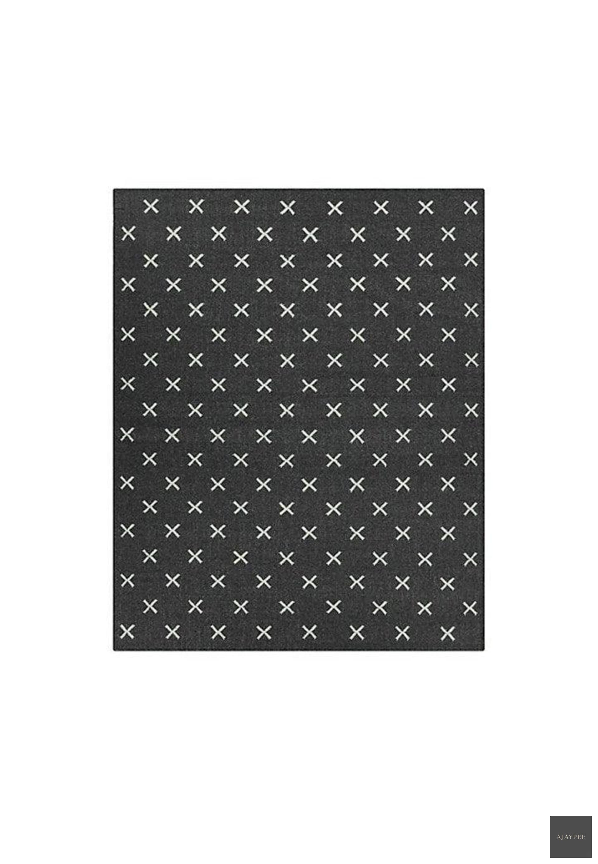 Woolen Hand Dhurry _Star - Cotton - Flatweave - Ajaypee Carpets (Thumbnail 5)