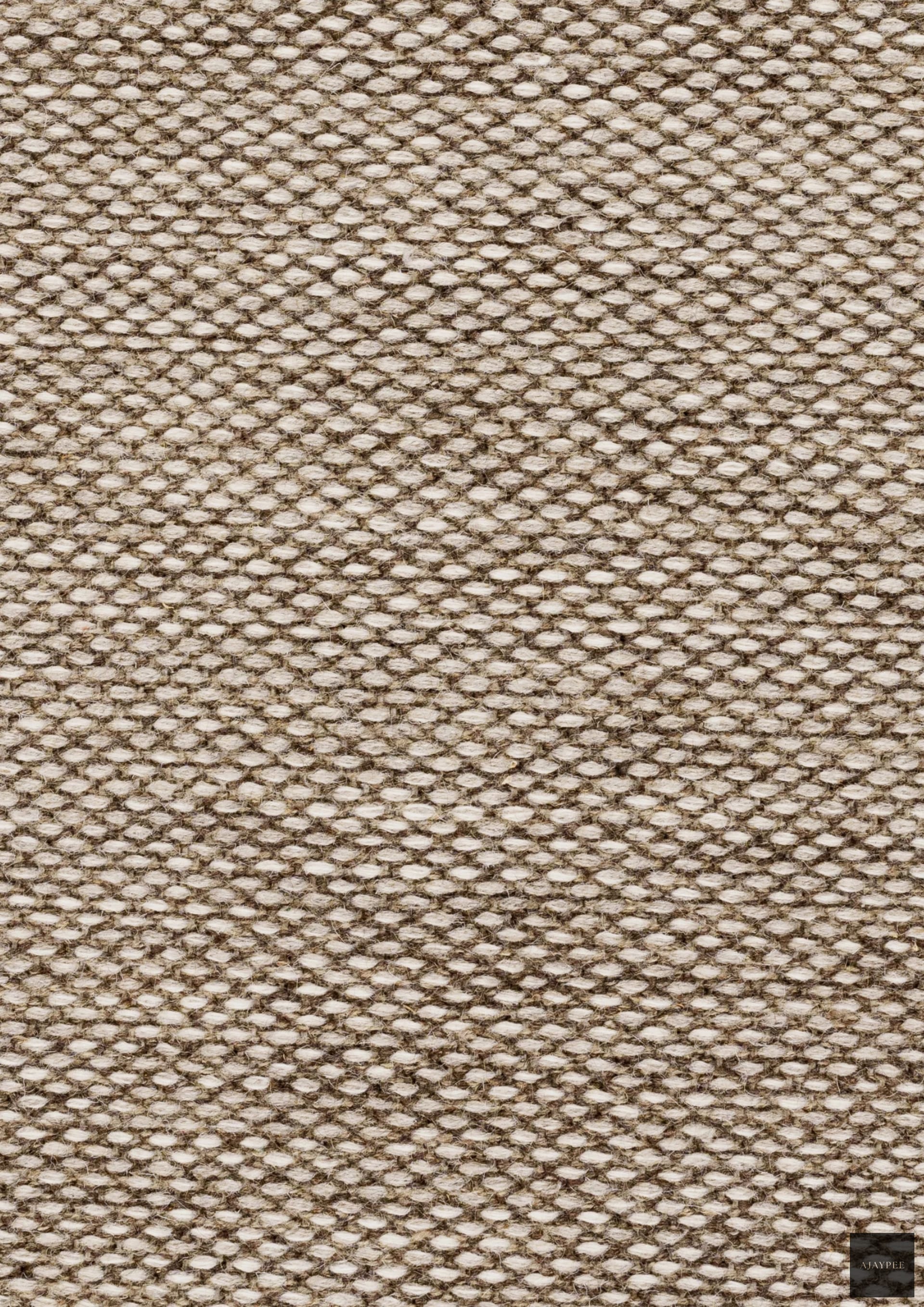 Woolen HandWoven Dhurry _Bee Hive - Cotton - Flatweave - Ajaypee Carpets (Thumbnail 3)