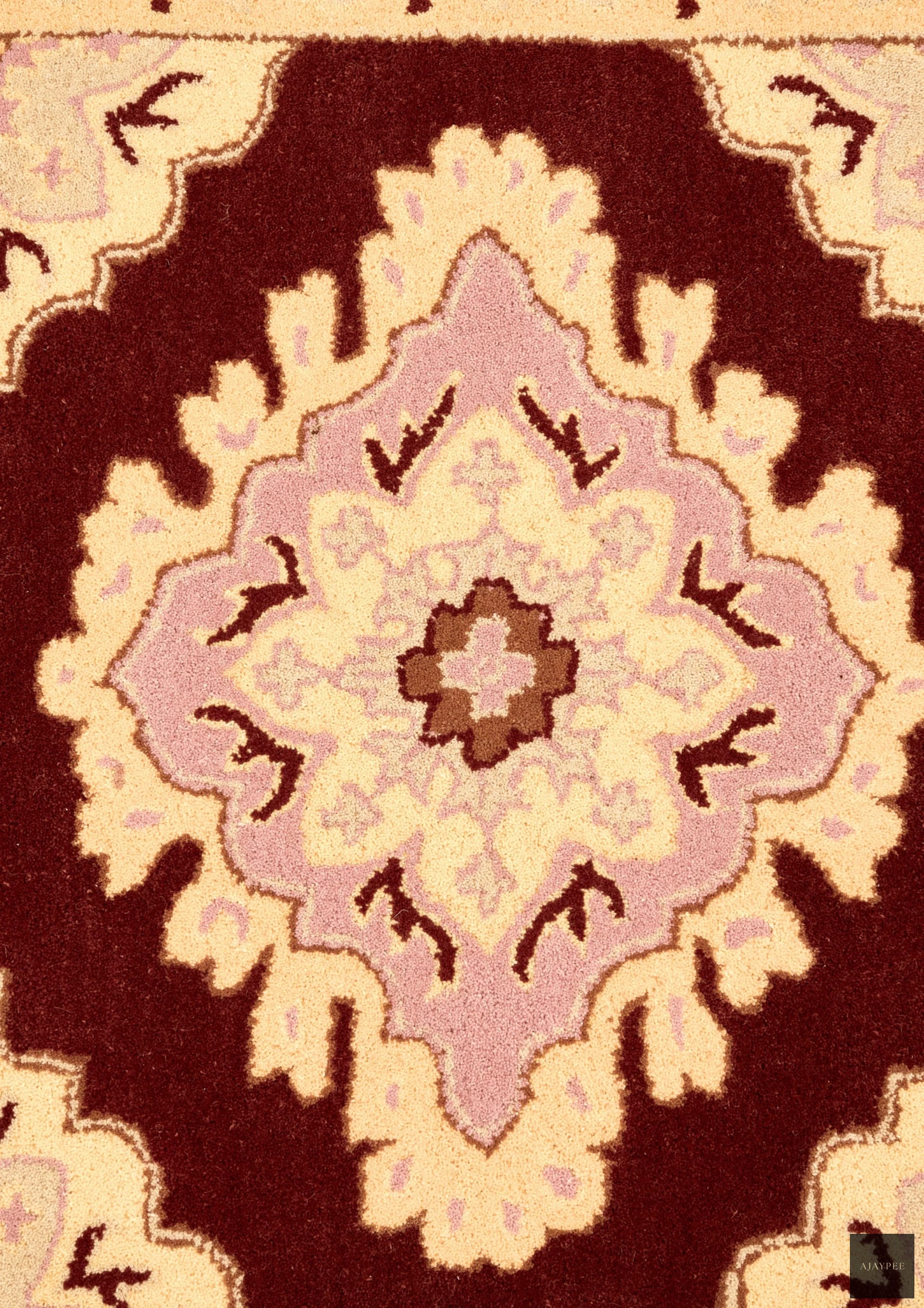 Woolen Handtufted Carpet - Isolde - Cotton - Hand Woven - Ajaypee Carpets (Thumbnail 3)