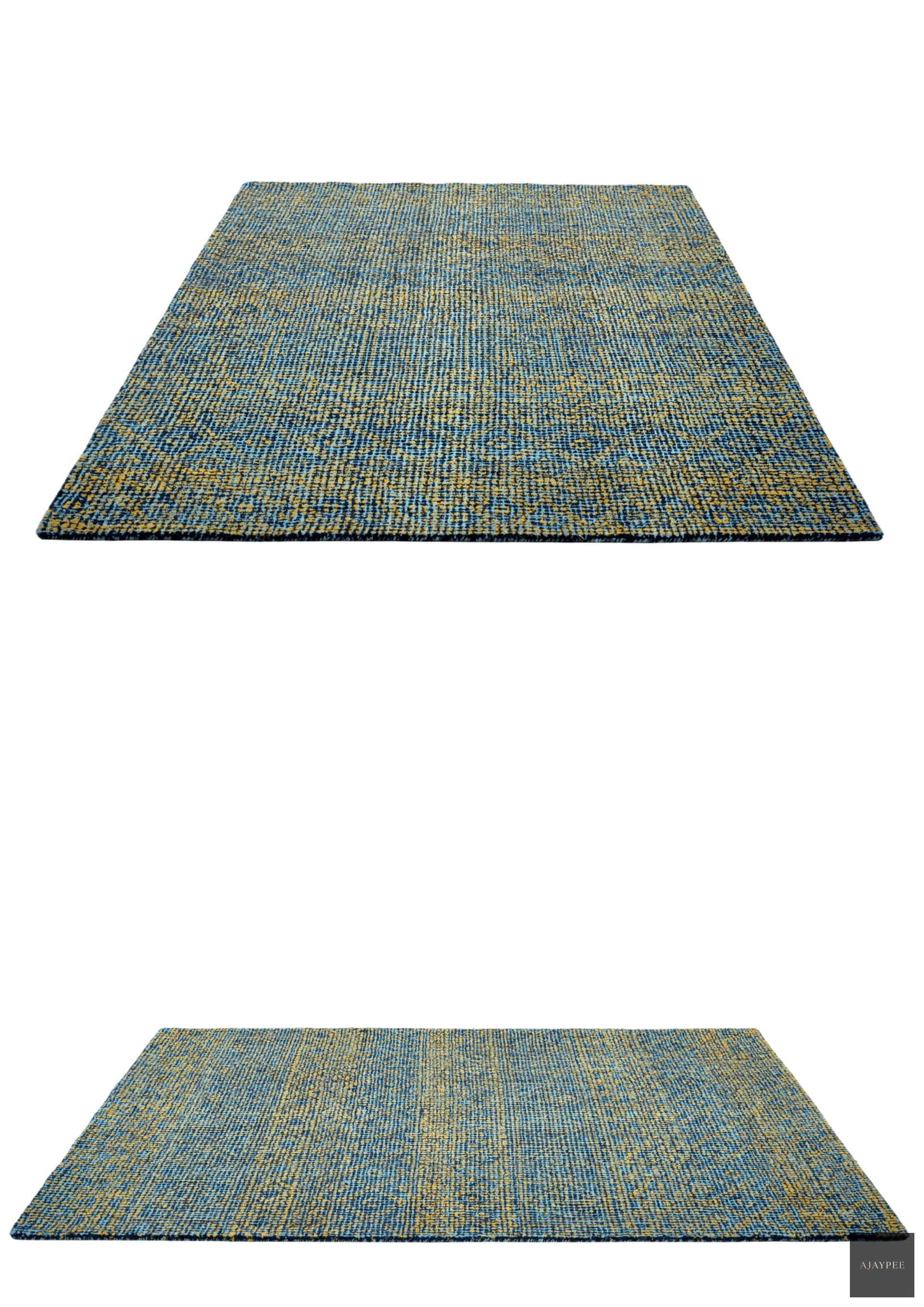 Woolen Handtufted Carpet - Metrika - Cotton - Hand Woven - Ajaypee Carpets (Thumbnail 4)