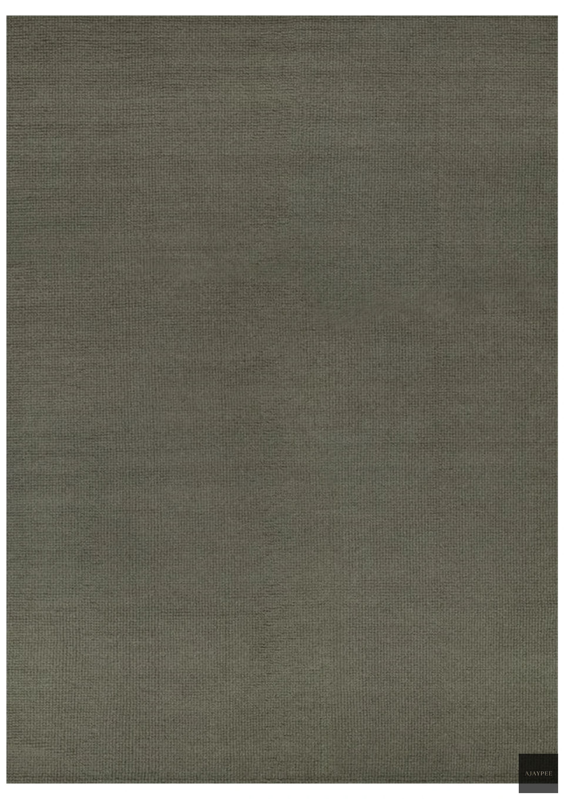 Woolen Handwoven Rug_Loop Graphite – Cotton Flatweave handmade carpet by Ajaypee Carpets