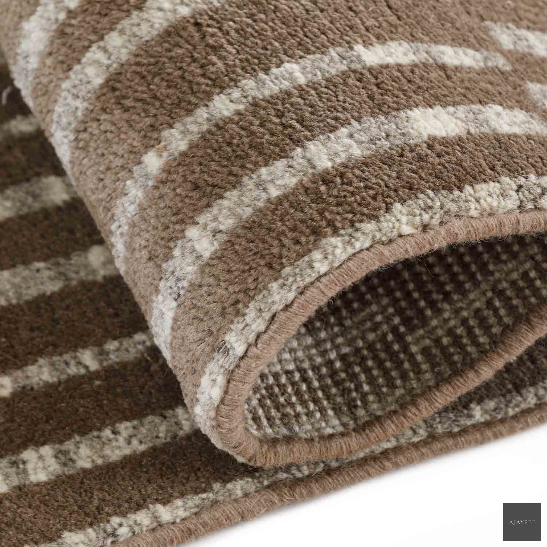 Ahmad Hand Knotted Woollen Rug - Cotton - Hand Knotted - Ajaypee Carpets (Thumbnail 3)