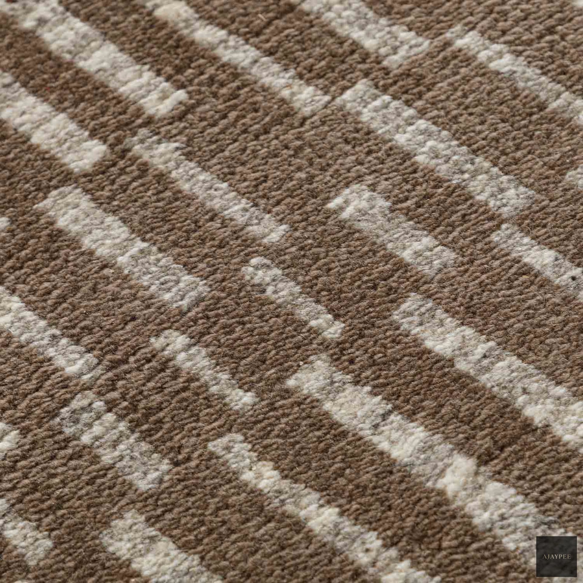 Ahmad Hand Knotted Woollen Rug - Cotton - Hand Knotted - Ajaypee Carpets (Thumbnail 4)