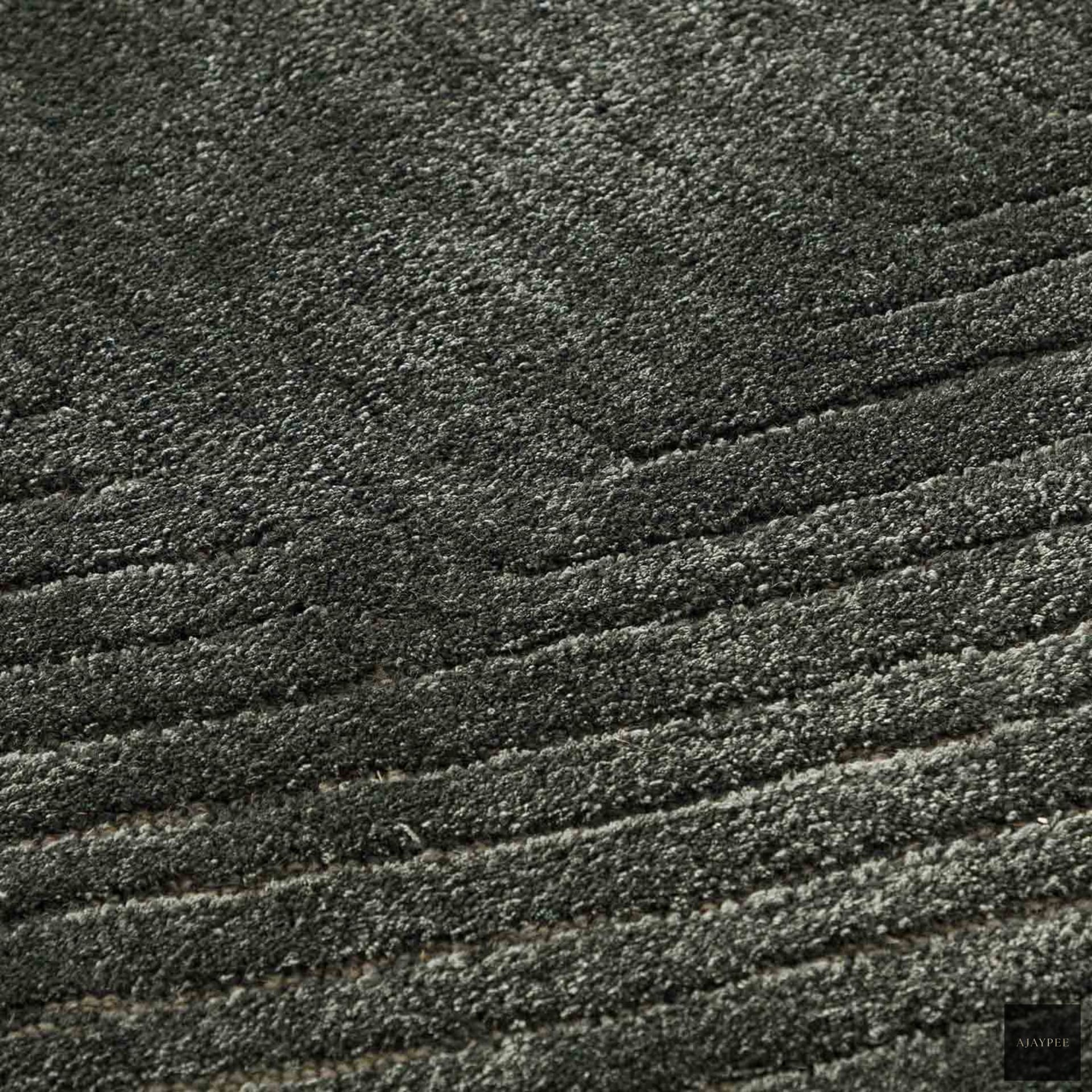 Akhenaten Hand Tufted Woollen And Viscose Rug - Cotton - Hand Tufted - Ajaypee Carpets (Thumbnail 4)