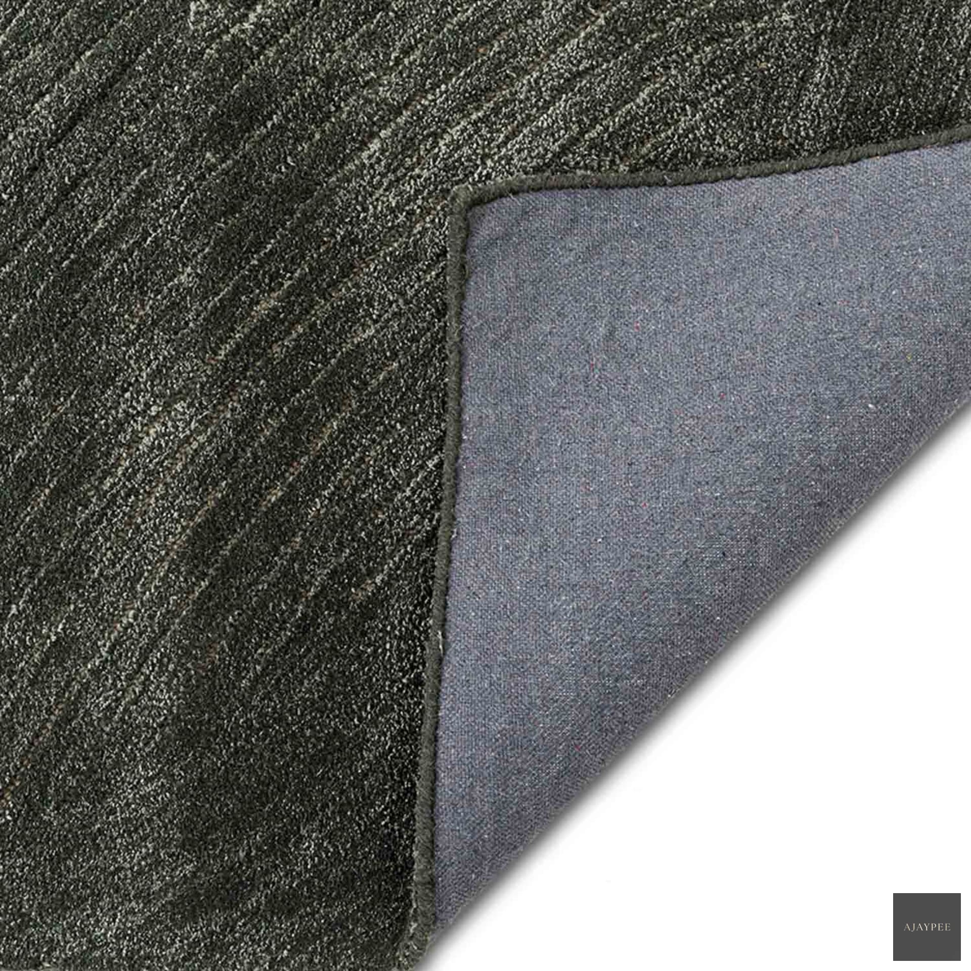 Akhenaten Hand Tufted Woollen And Viscose Rug - Cotton - Hand Tufted - Ajaypee Carpets (Thumbnail 5)