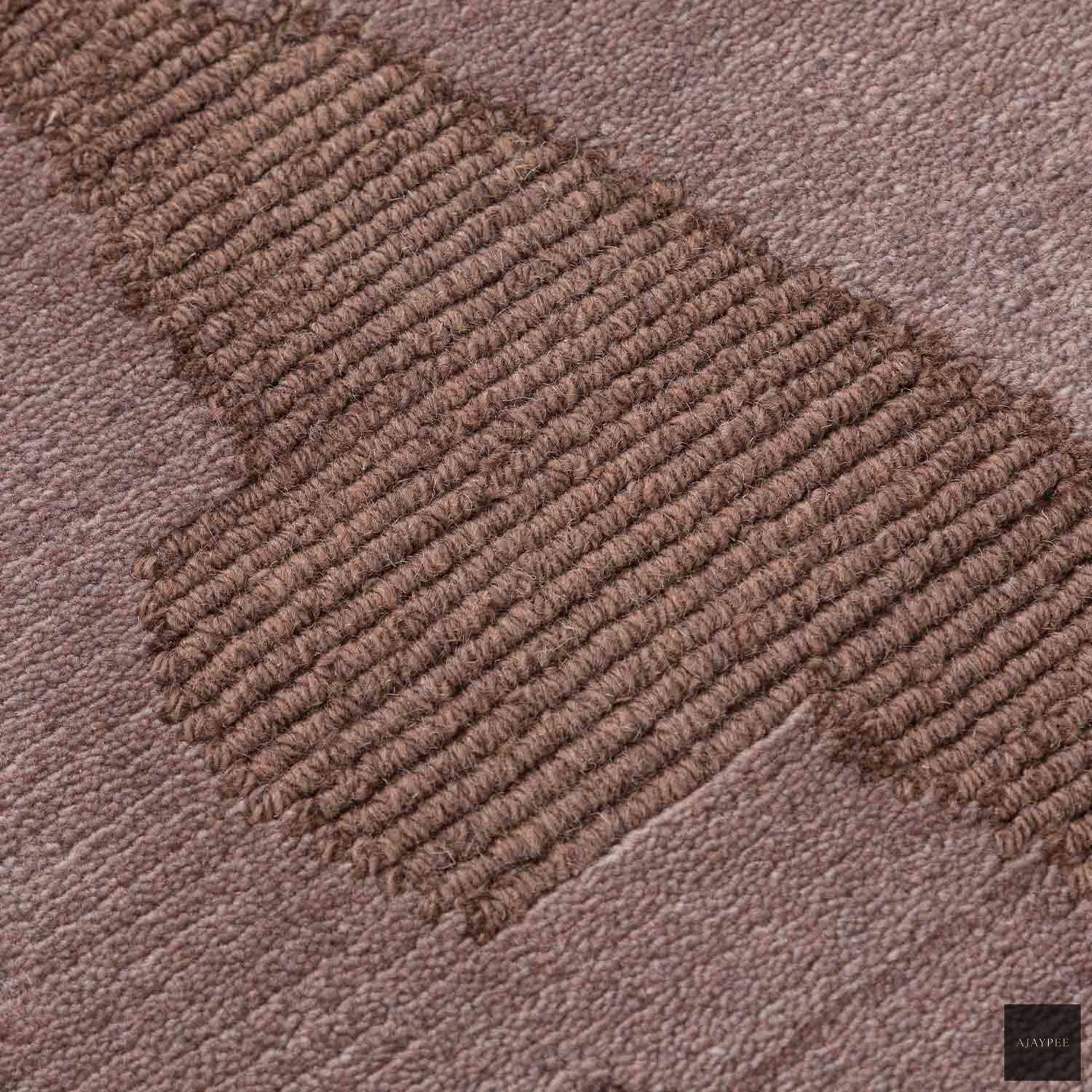 Altered Dimensions Hand Knotted Wool Rug By Shripal Munshi - Cotton - Hand Knotted - Ajaypee Carpets (Thumbnail 2)