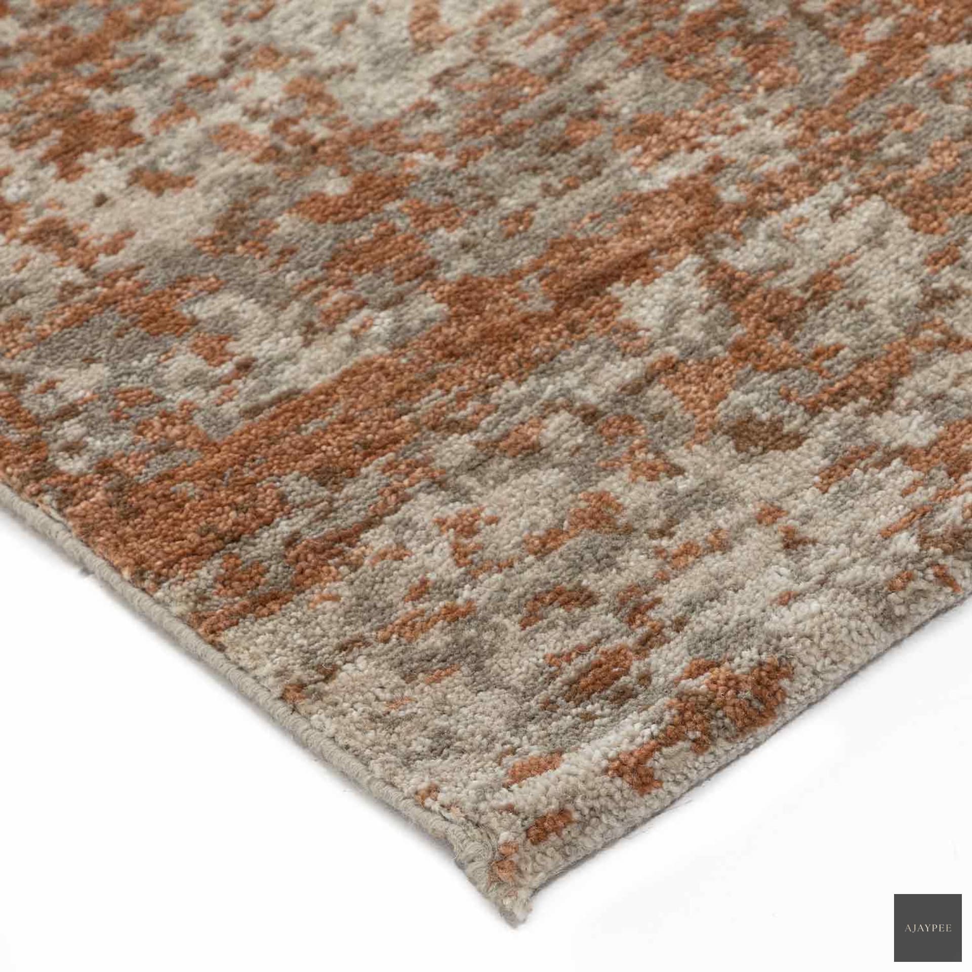 Amilla Hand Knotted Woollen Rug - Cotton - Hand Knotted - Ajaypee Carpets (Thumbnail 2)