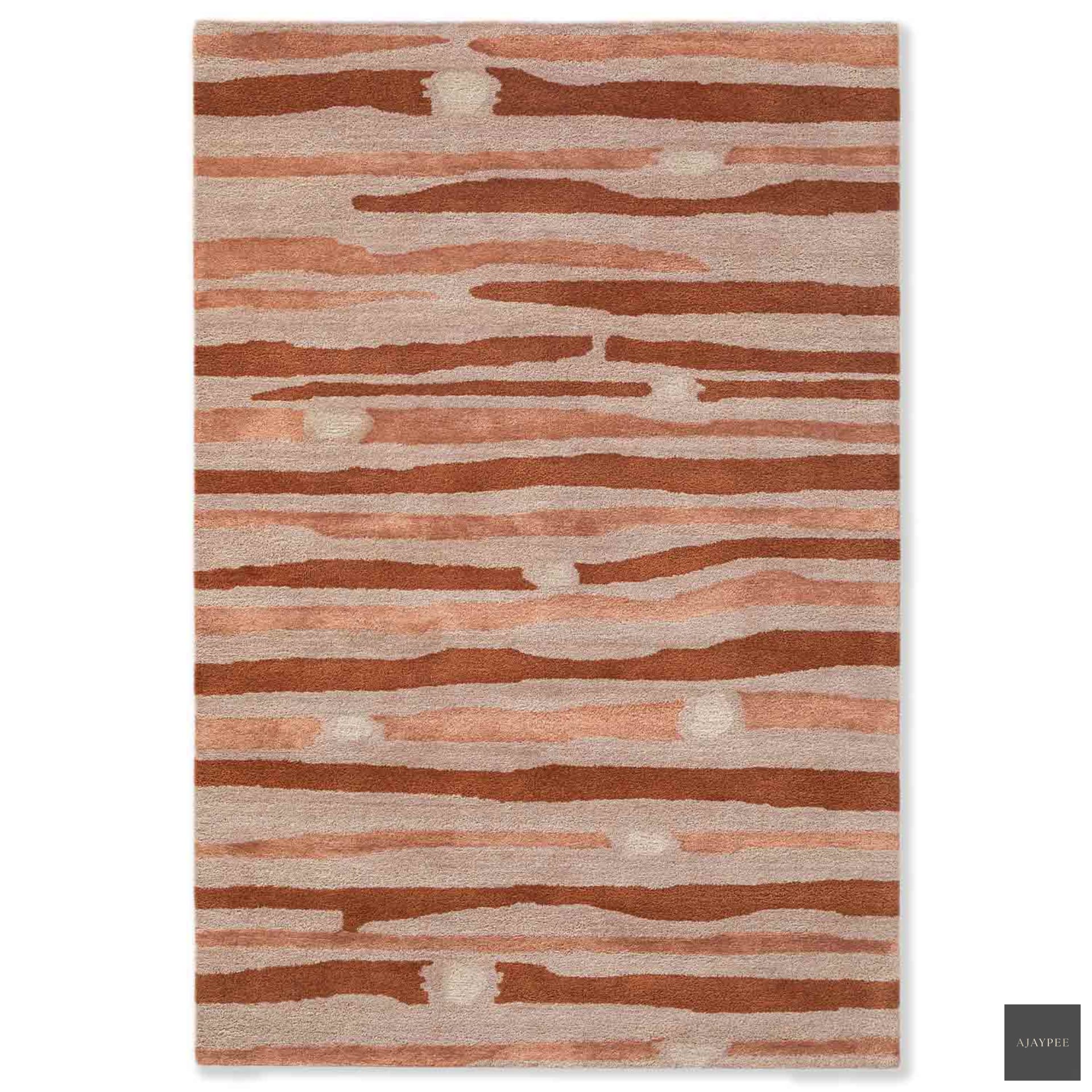 Amui Hand Tufted Woollen Rug - Cotton - Hand Tufted - Ajaypee Carpets (Thumbnail 2)