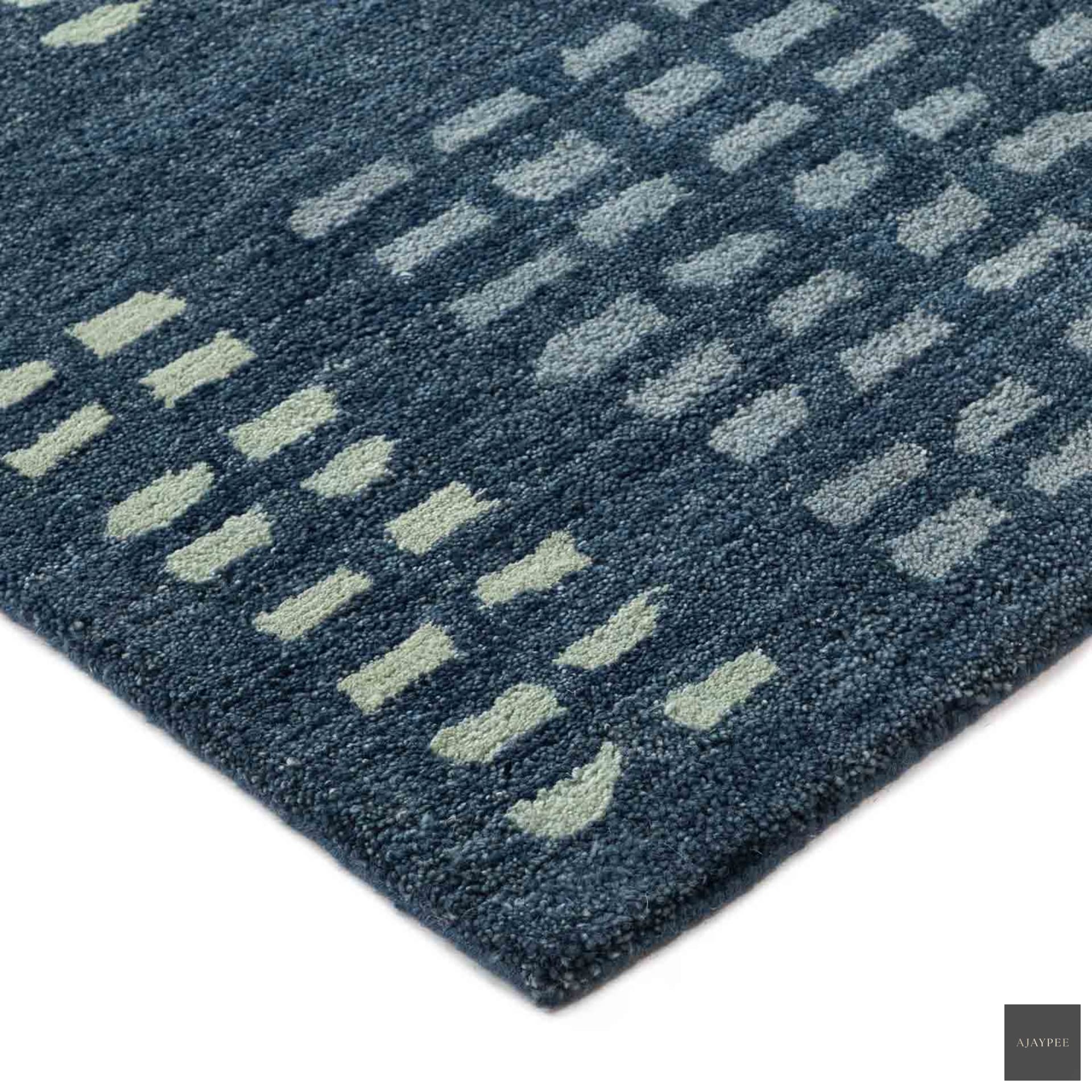 Aura Hand Tufted Woollen Rug - Cotton - Hand Tufted - Ajaypee Carpets (Thumbnail 2)