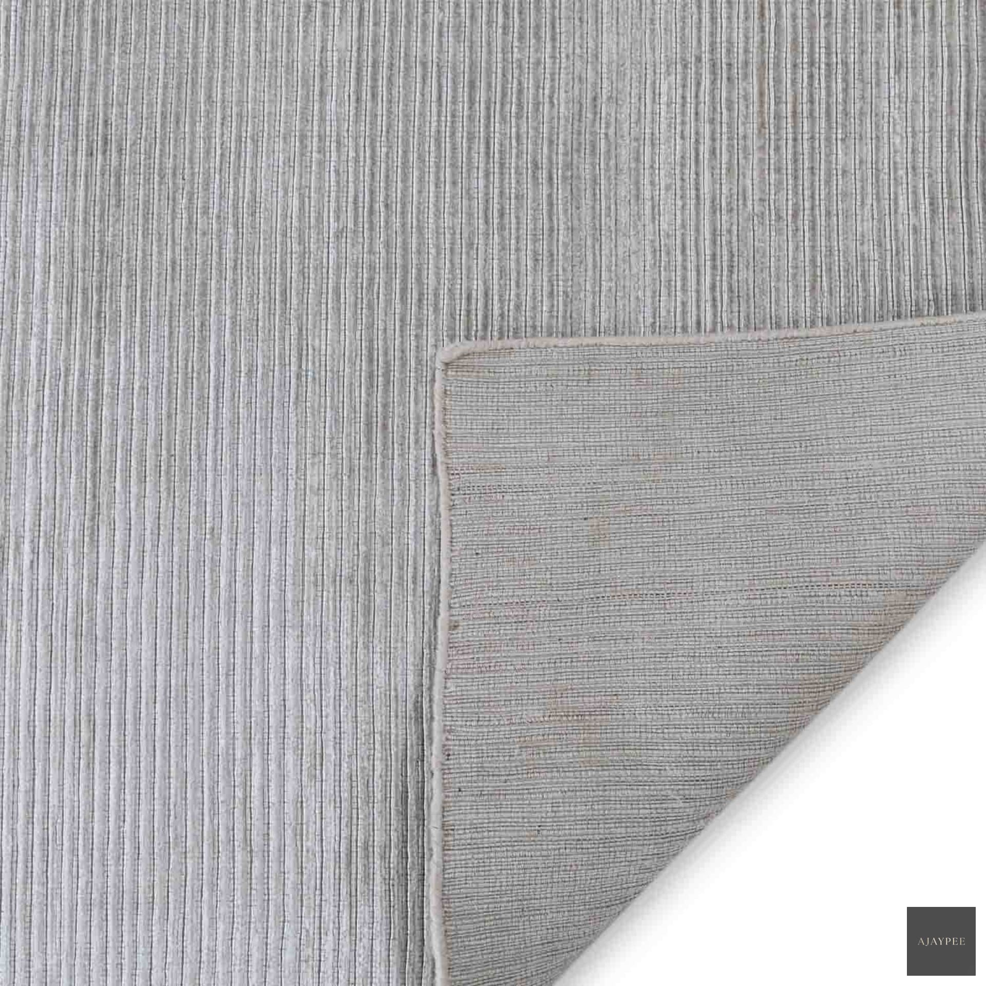 Aura Loom Knotted Banana Silk Rug - Cotton - Hand Tufted - Ajaypee Carpets (Thumbnail 4)