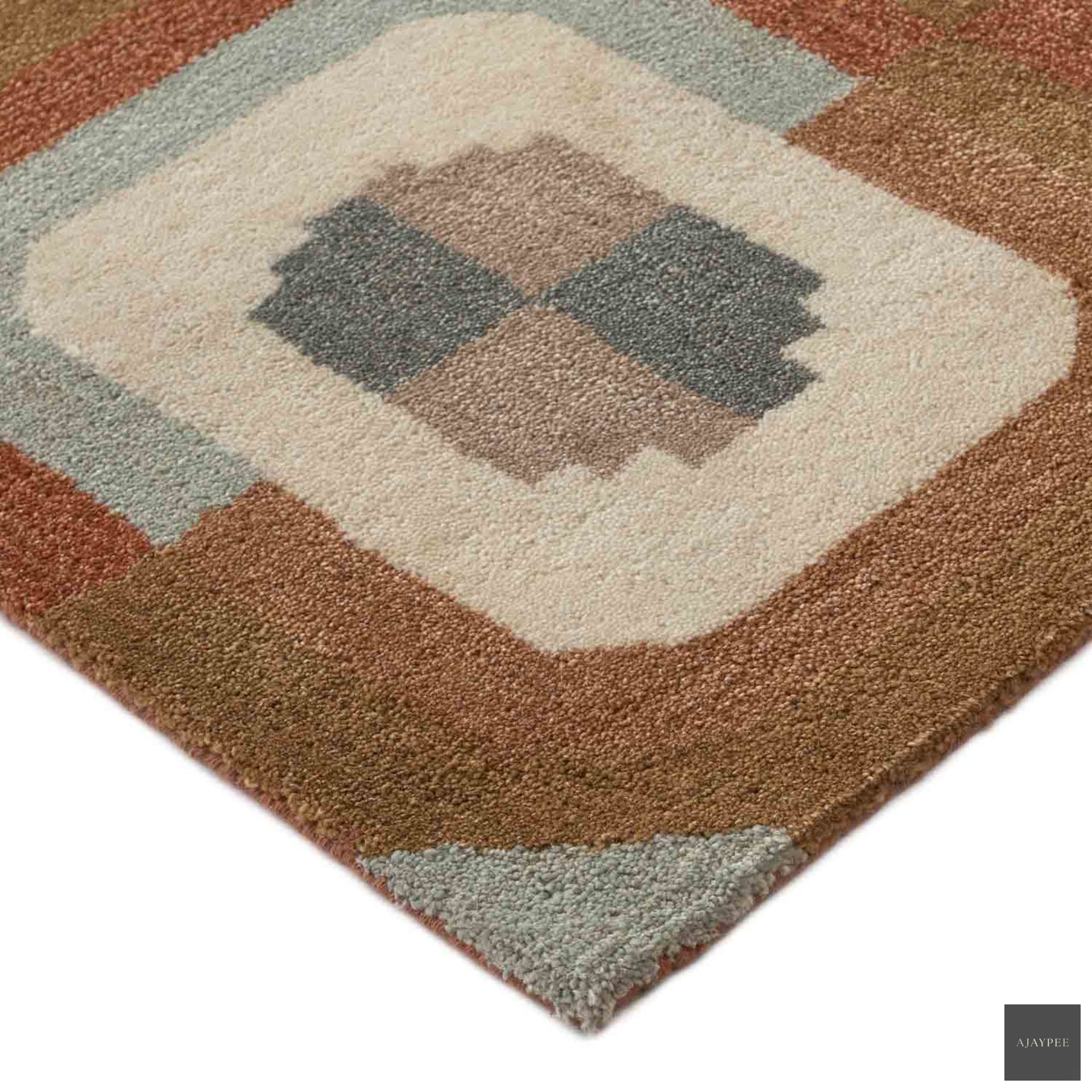 Azuri Hand Tufted Woollen Rug - Cotton - Hand Tufted - Ajaypee Carpets (Thumbnail 4)