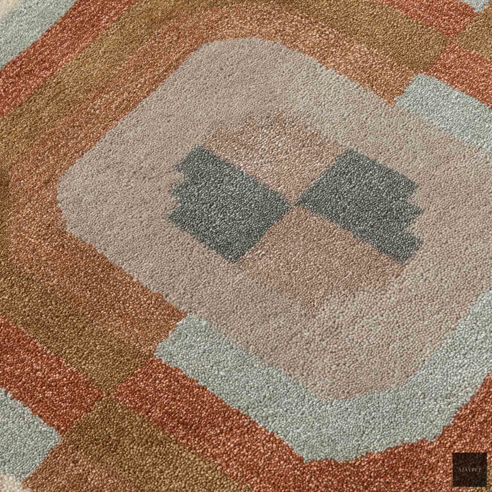 Azuri Hand Tufted Woollen Rug - Cotton - Hand Tufted - Ajaypee Carpets (Thumbnail 5)