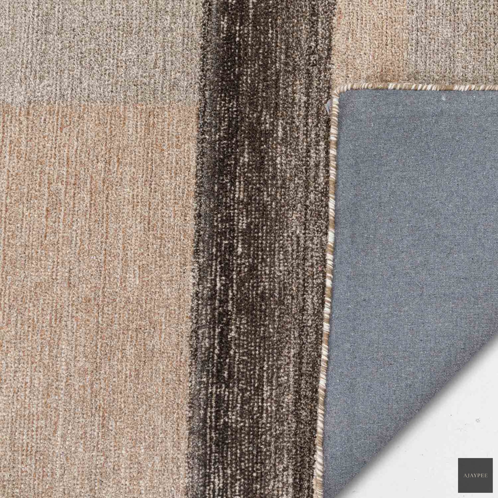 Biswa Hand Tufted Woollen Rug - Cotton - Hand Tufted - Ajaypee Carpets (Thumbnail 6)