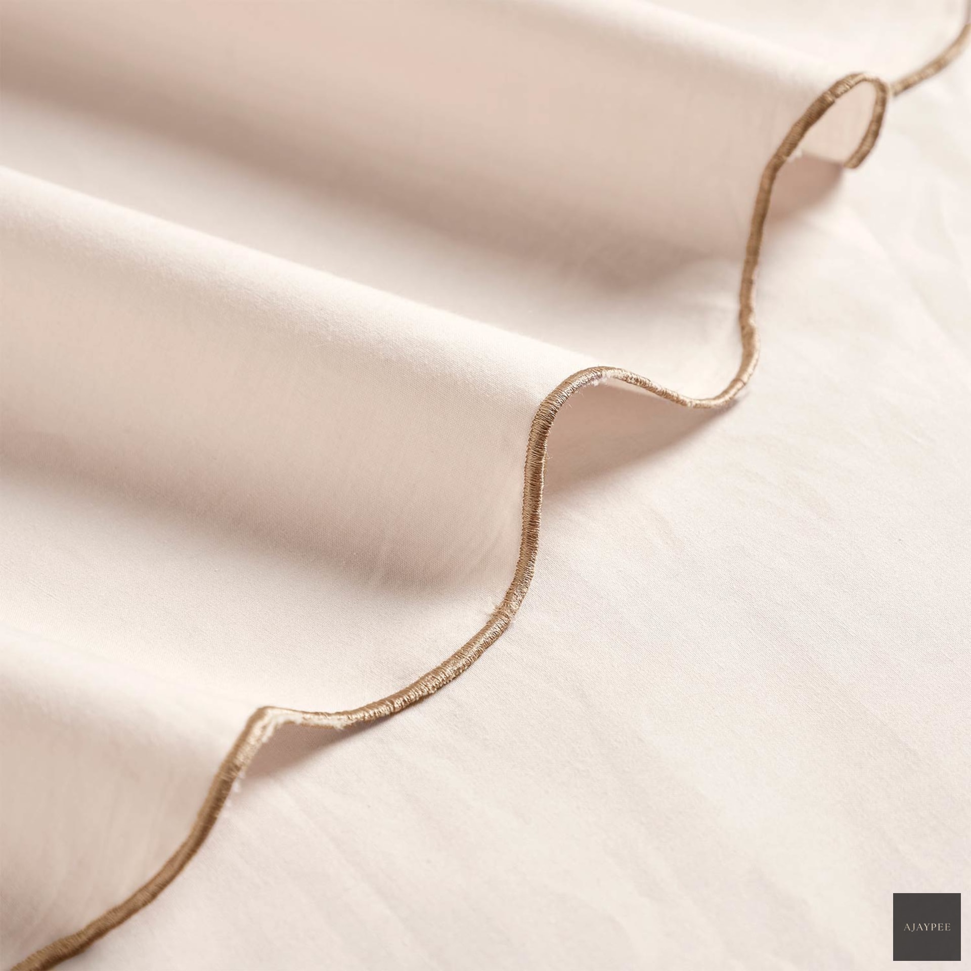 Camelia Cotton Percale Bedsheet Set - Cotton - Hand Woven - Ajaypee Carpets (Thumbnail 5)