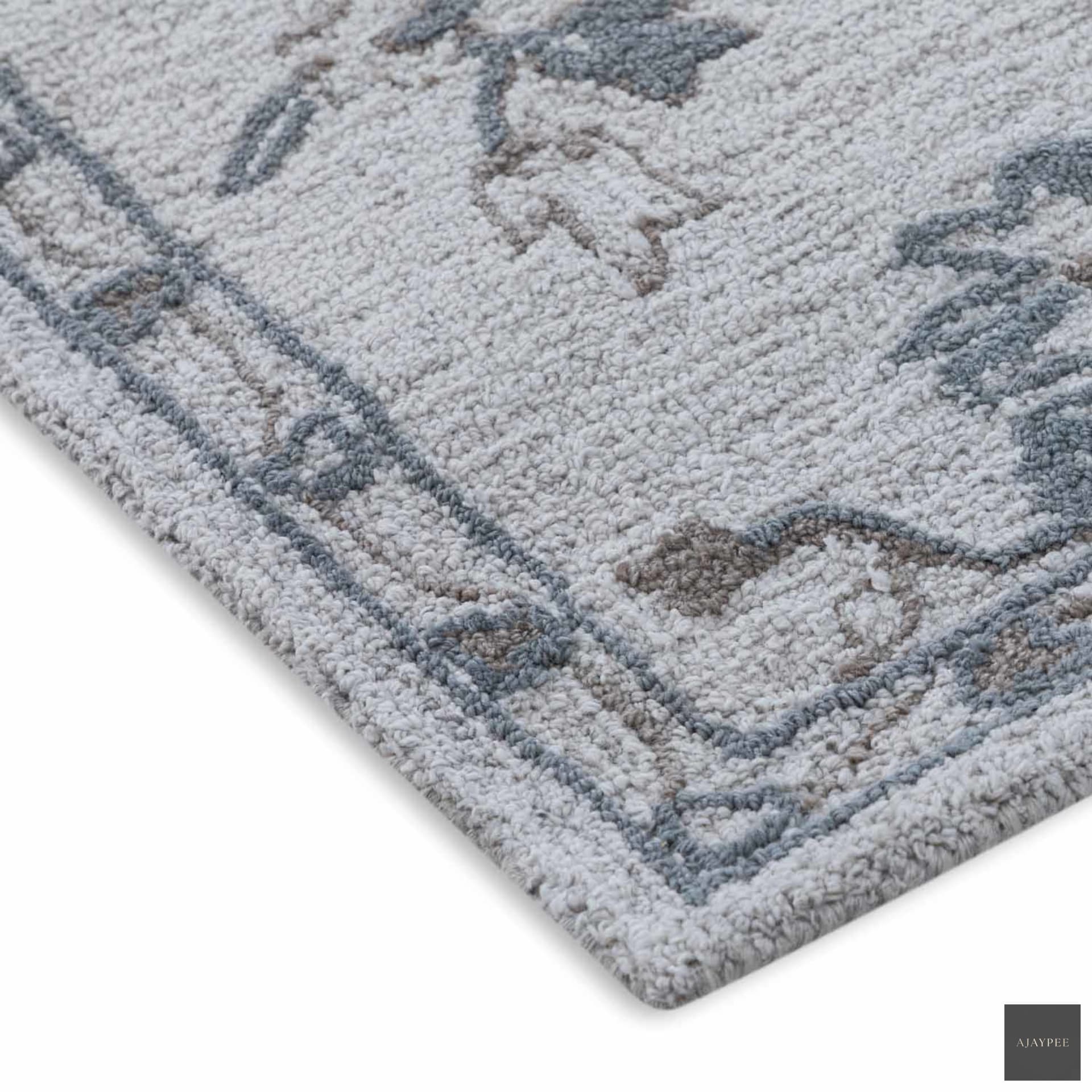 Chione Hand Tufted Polyester Rug - Cotton - Hand Tufted - Ajaypee Carpets (Thumbnail 3)