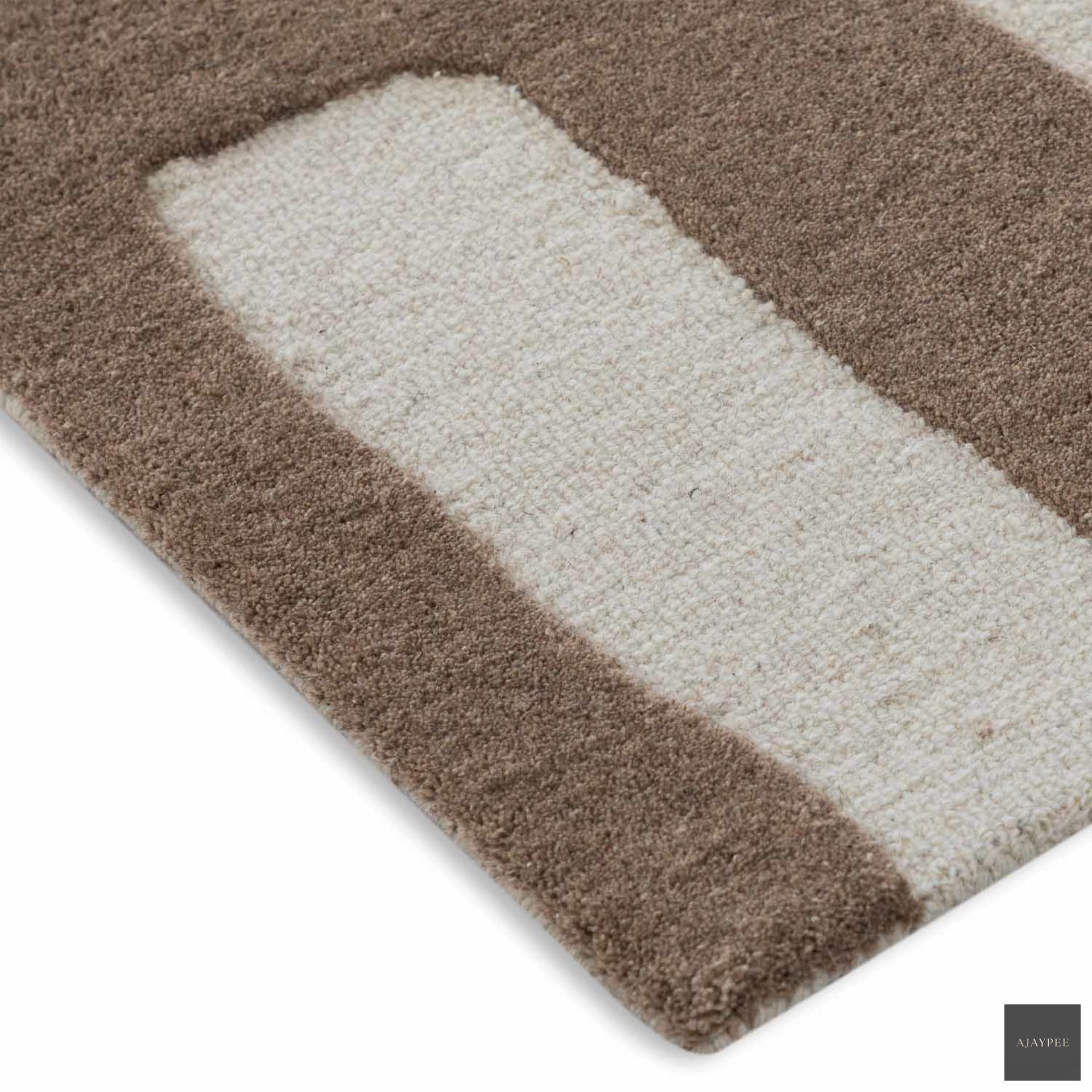 Clemmie Hand Tufted Woollen Rug - Cotton - Hand Tufted - Ajaypee Carpets (Thumbnail 4)