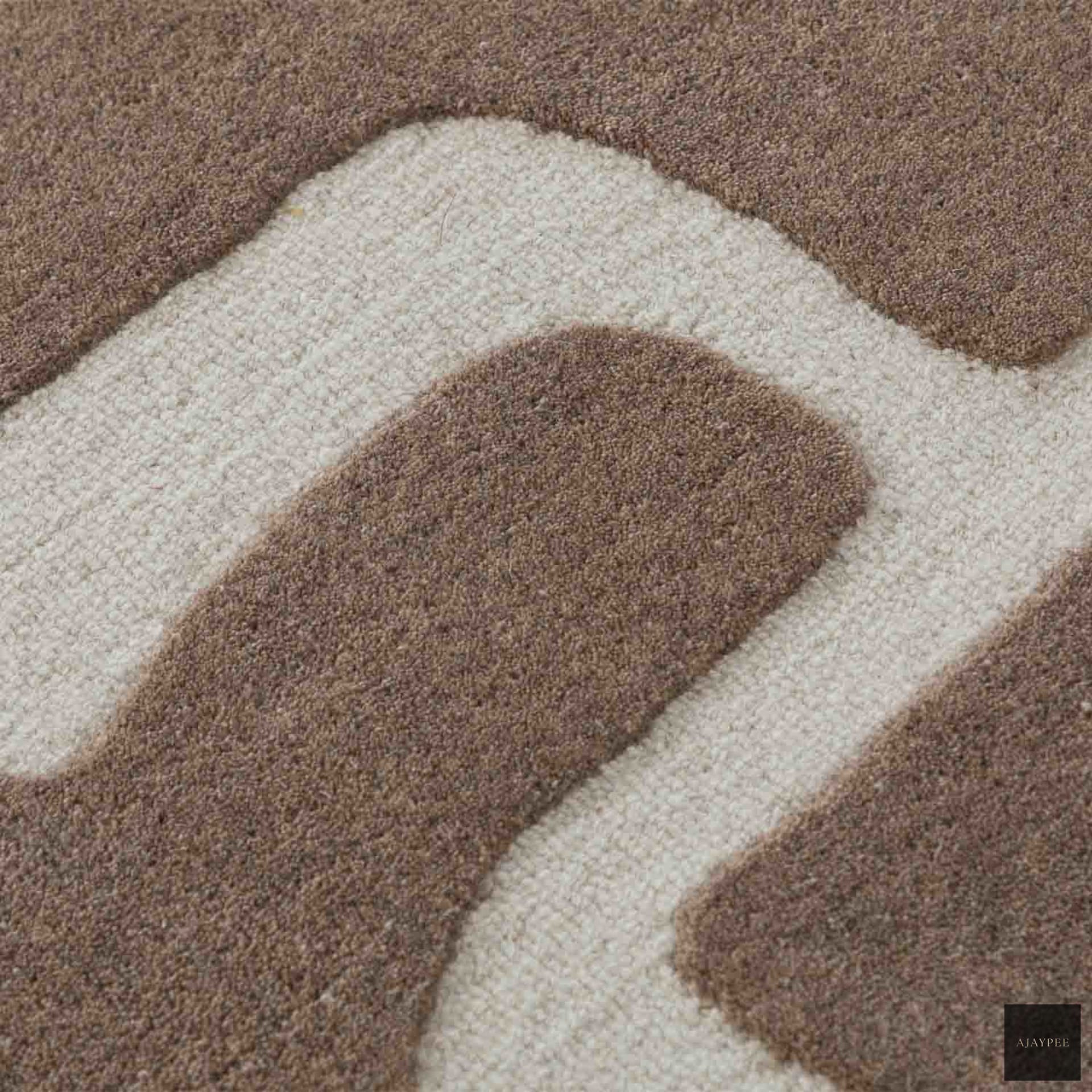 Clemmie Hand Tufted Woollen Rug - Cotton - Hand Tufted - Ajaypee Carpets (Thumbnail 5)