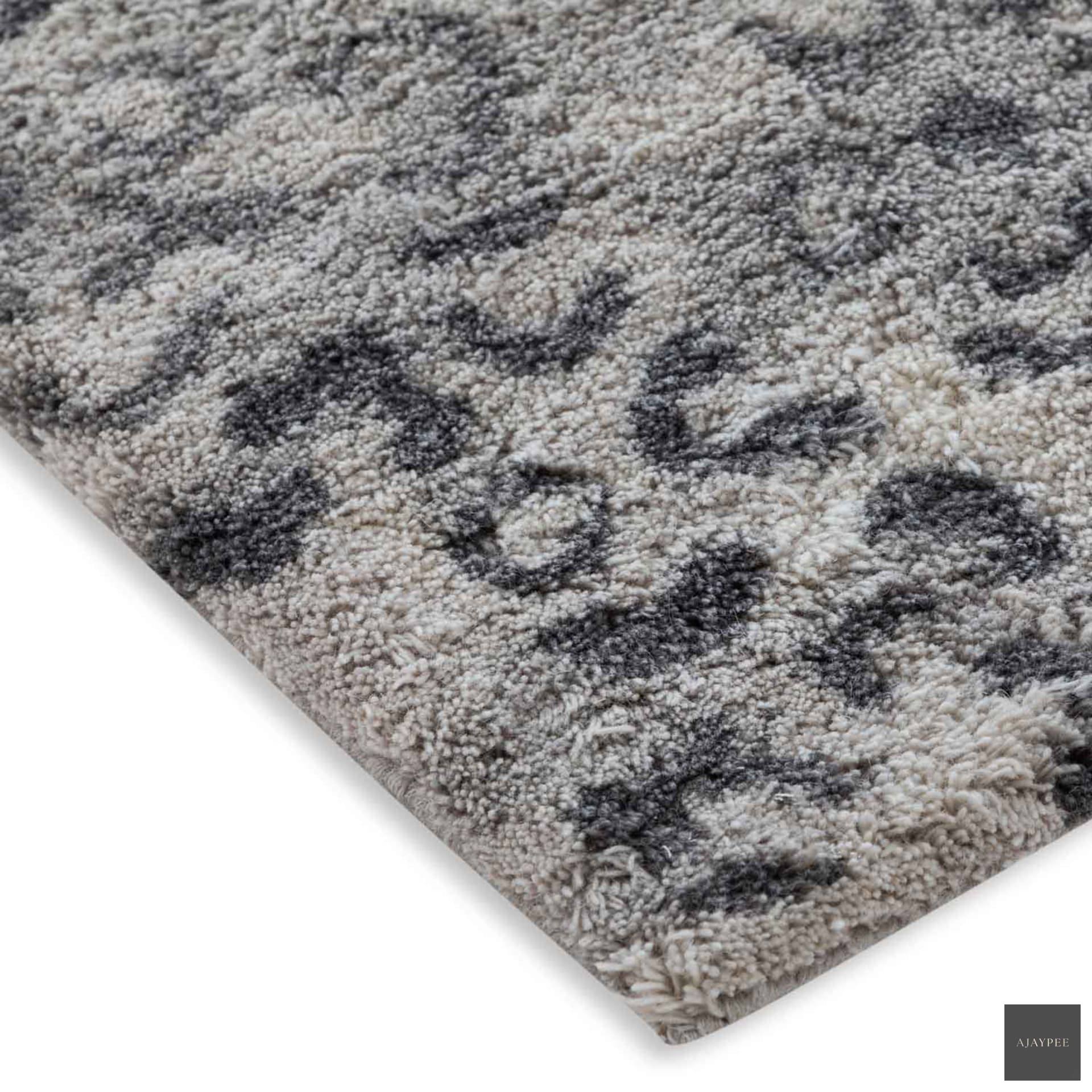 Durby Hand Tufted Woollen Rug - Cotton - Hand Tufted - Ajaypee Carpets (Thumbnail 3)
