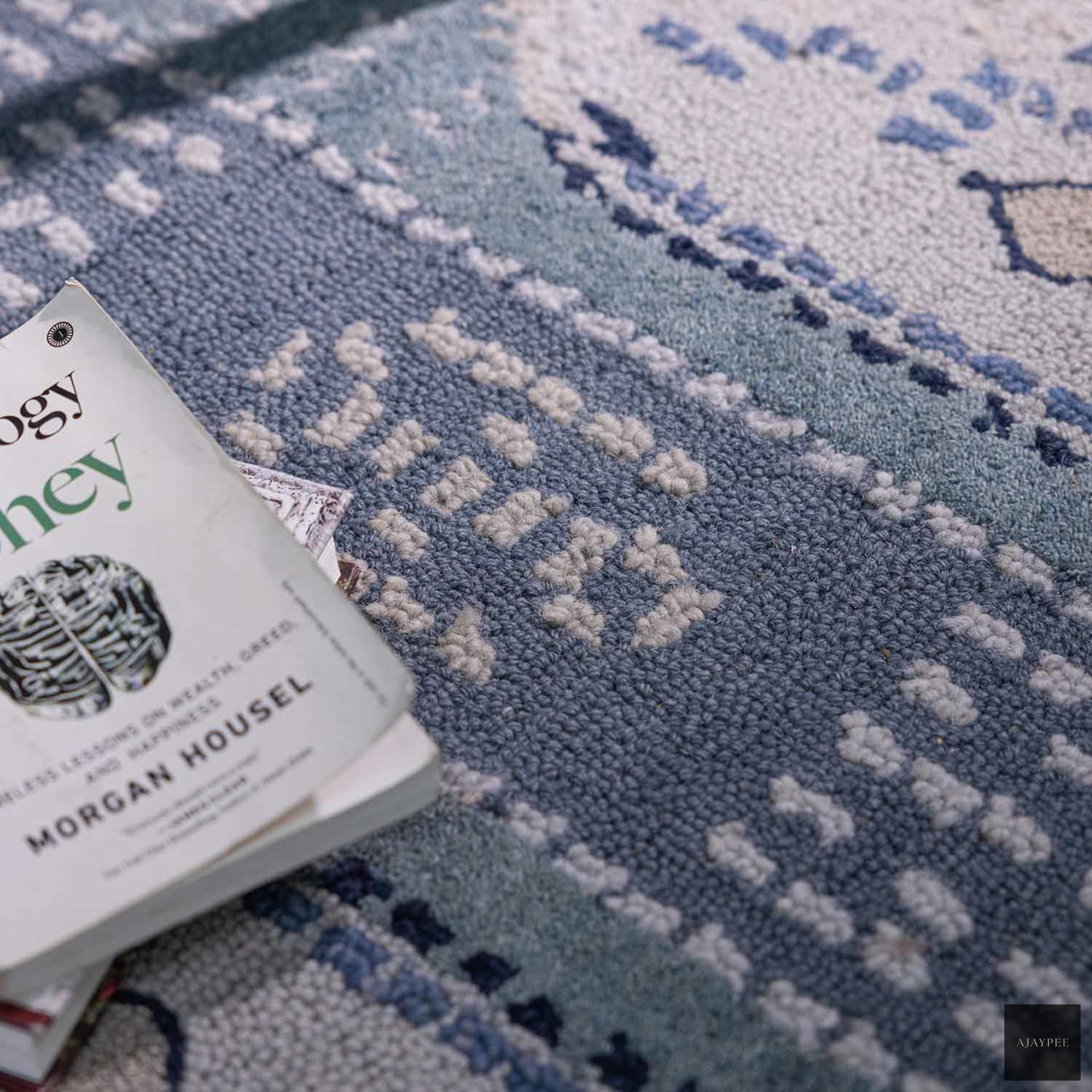Elsie Hand Tufted Woollen Rug - Cotton - Hand Tufted - Ajaypee Carpets (Thumbnail 5)