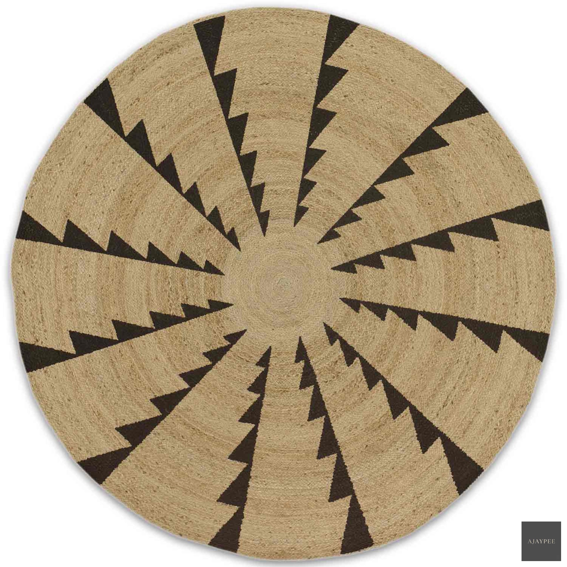Epicenter Hand Woven Dhurrie – Jute Flatweave handmade carpet by Ajaypee Carpets