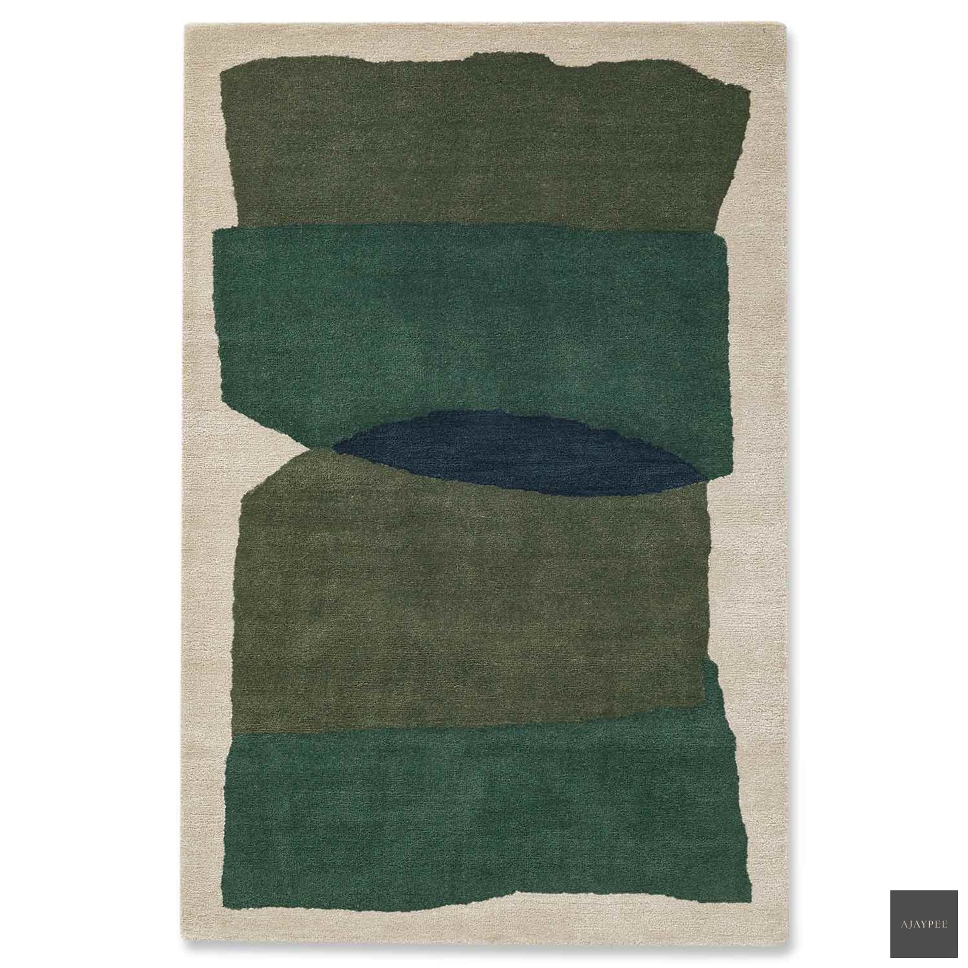 Ground Hand Tufted Woollen Rug – Cotton Hand Tufted handmade carpet by Ajaypee Carpets