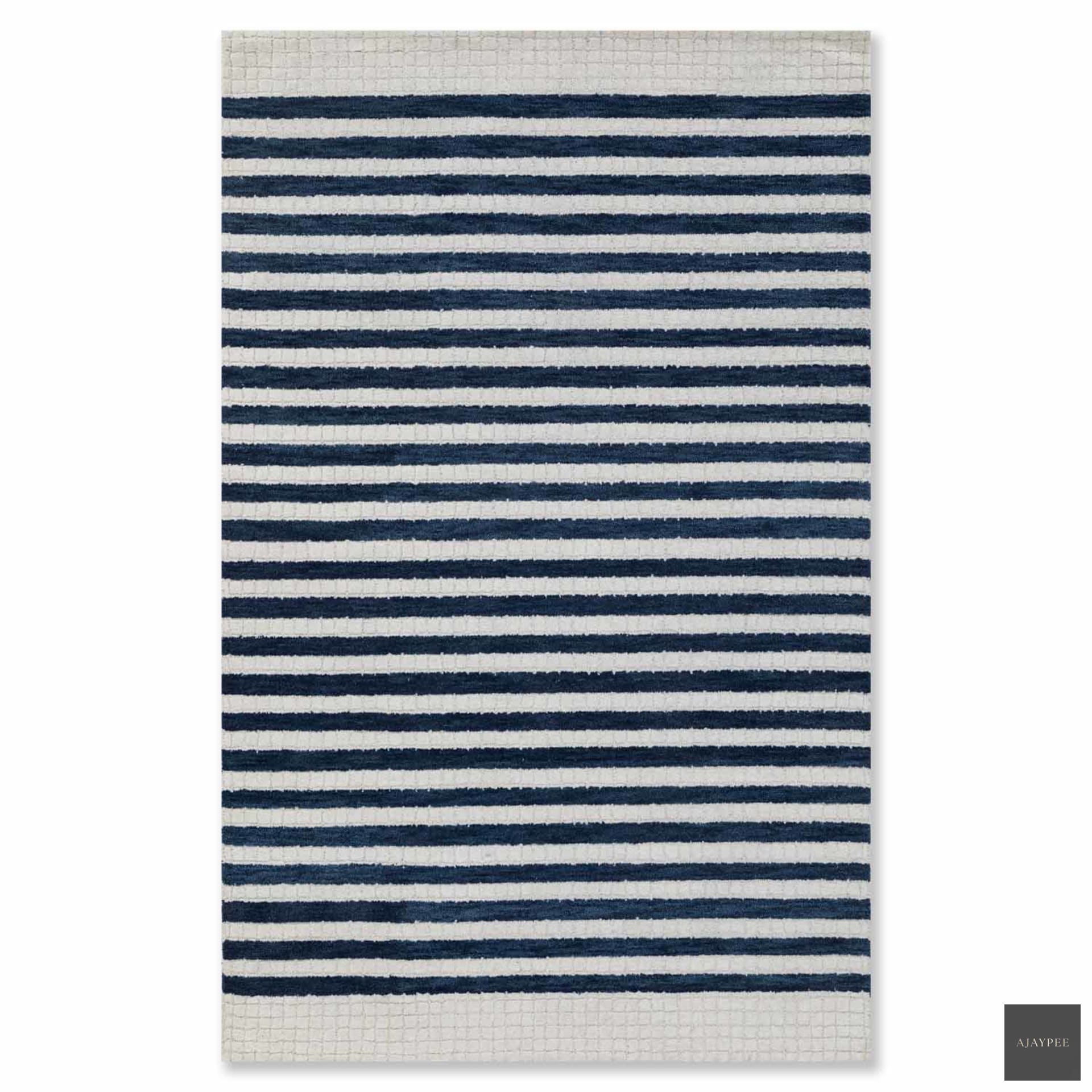 Ibby Hand Tufted Woollen Rug - Cotton - Hand Tufted - Ajaypee Carpets (Detail)