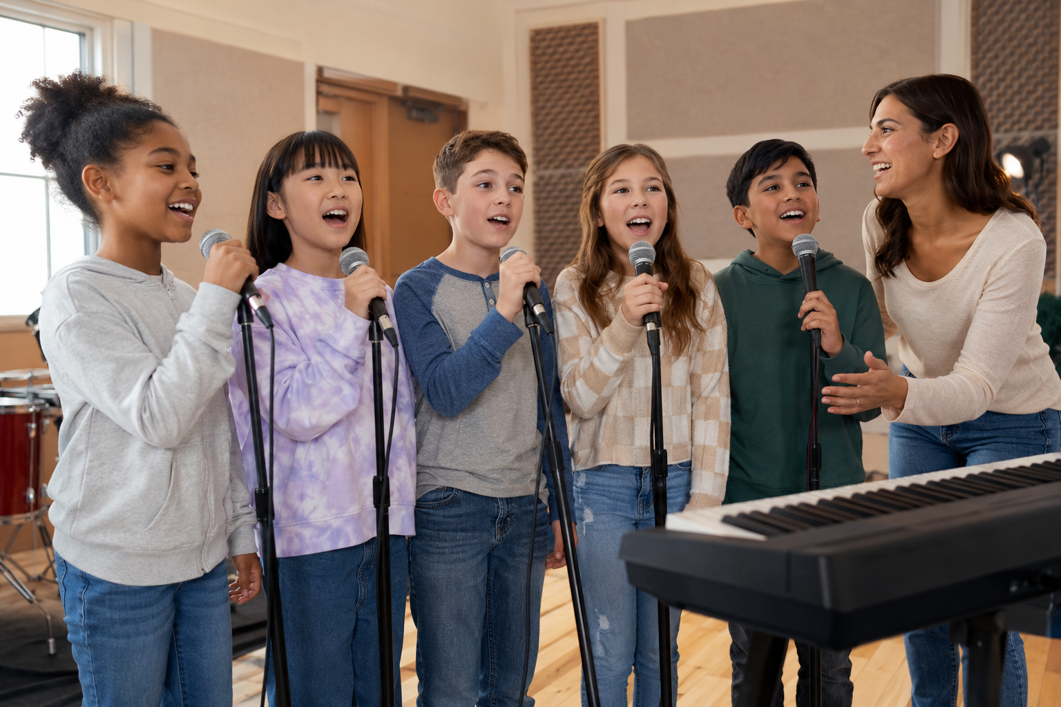 Junior Vocal Band at Art Studio By Olga
