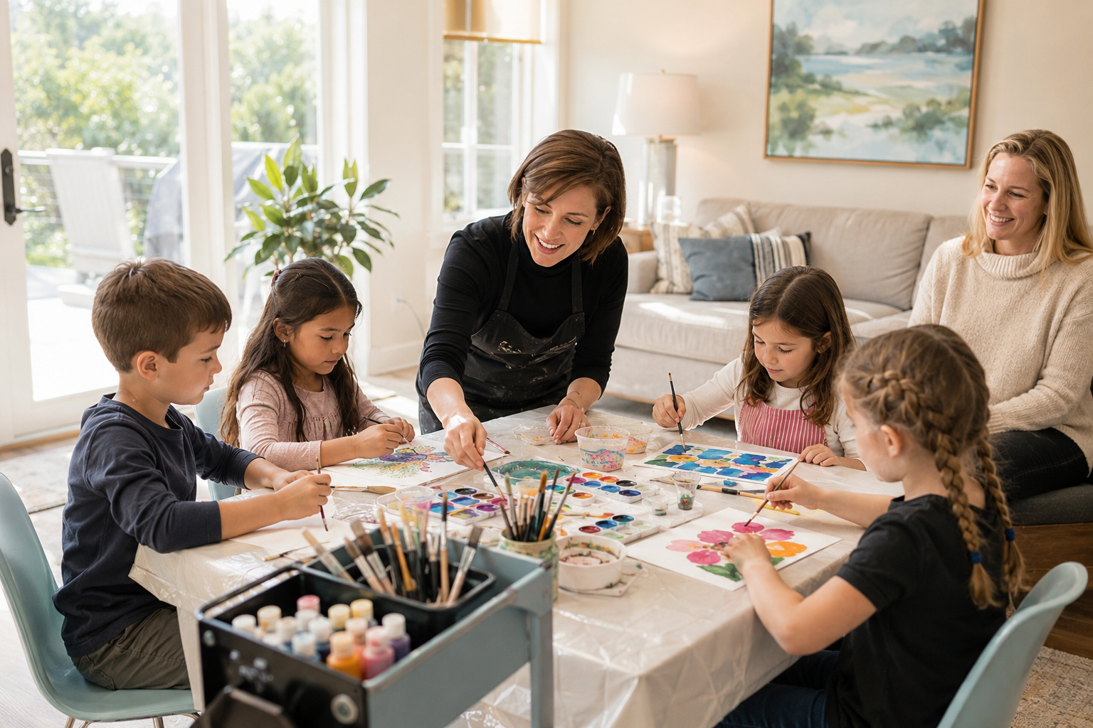 Off-Site & In-Home Art Workshops at Art Studio By Olga