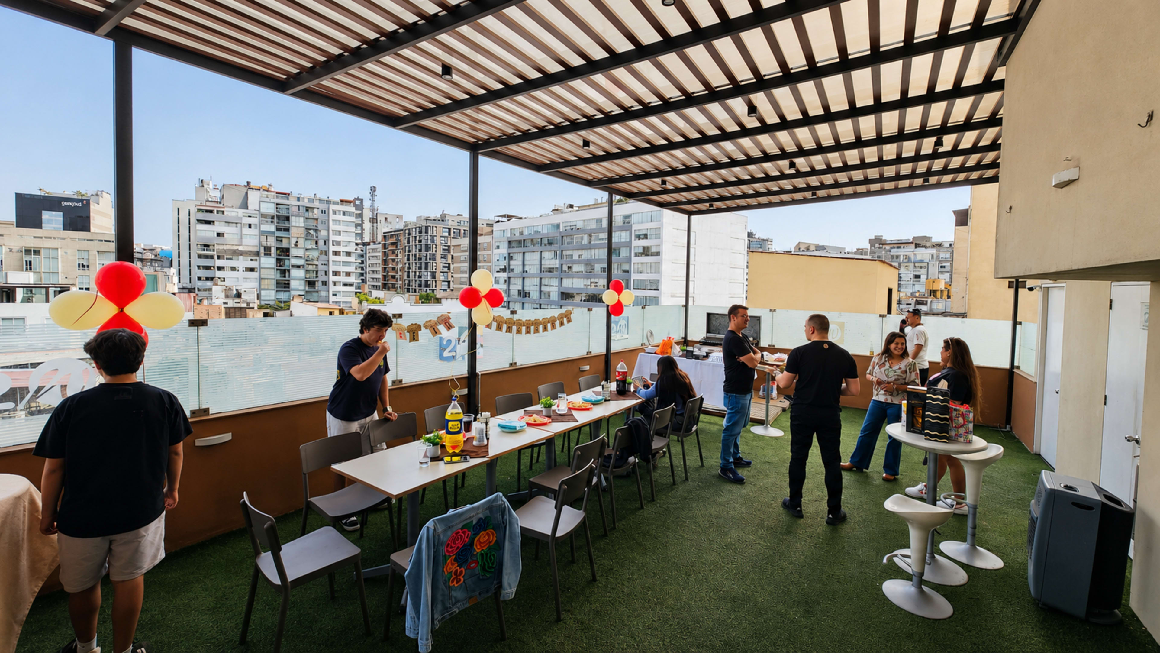 Terraza panorámica para experiencias únicas en Miraflores