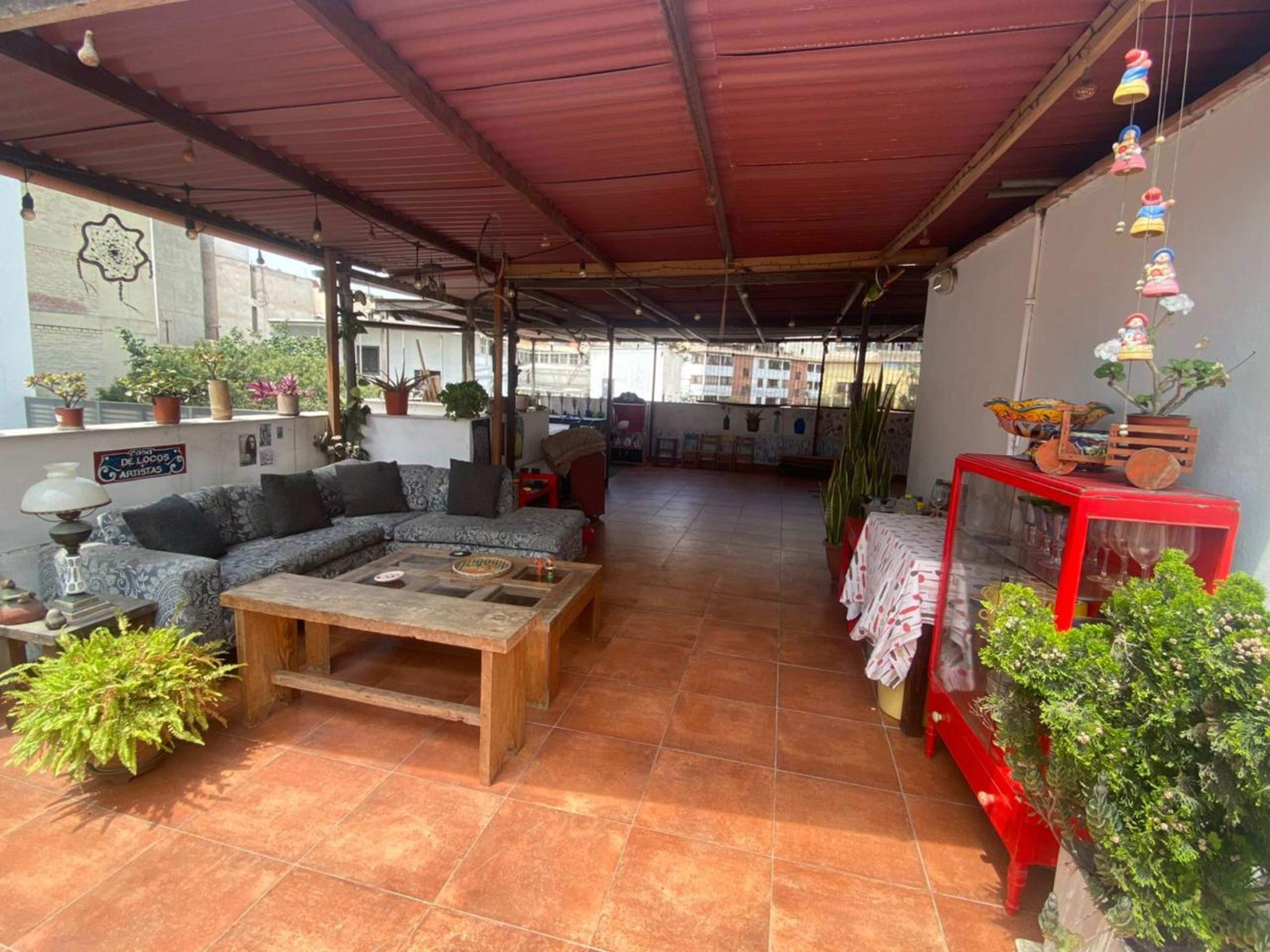 Casa artística: Terraza única para talleres en Miraflores