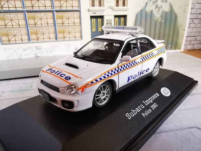 Subaru Subaru Impreza 1/43 diecast Regional Police — New South Wales Police Force Australia