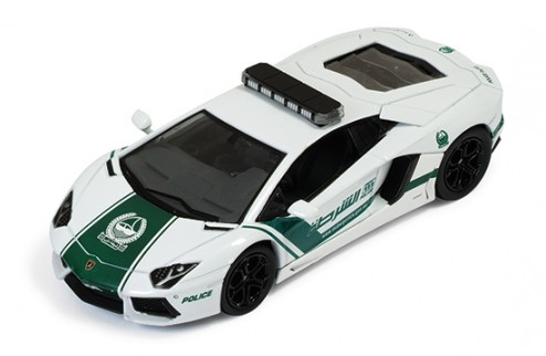Lamborghini LAMBORGHINI AVENTADOR 1/43 diecast Regional Police — Dubai Police Force United Arab Emirates