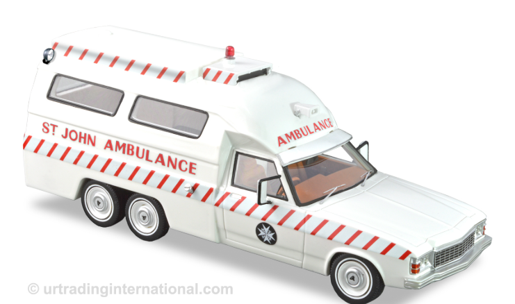Holden Holden HJ 6 Wheel 1/43 diecast Ambulance — Ambulance Service Australia
