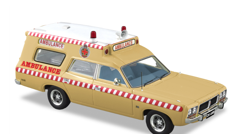Chrysler Chrysler Valiant CM 1/43 diecast Ambulance — Ambulance Service Australia