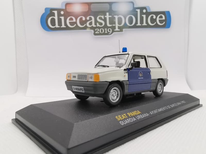 SEAT Seat Panda 1/43 diecast Regional Police — Guàrdia Urbana de Barcelona Spain