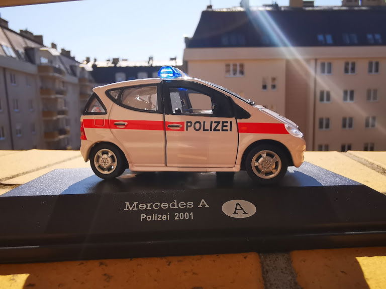 Mercedes-Benz Mercedes-Benz A-140 1/43 diecast Police — Bundespolizei Austria