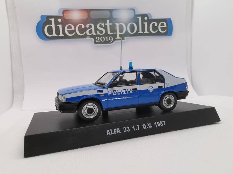 Alfa Romeo Alfa Romeo 33 1.7 QV 1/43 diecast Police — Polizia di Stato Italy