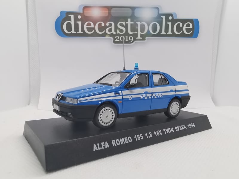 Alfa Romeo Alfa Romeo 155 1.8 16V Twin Spark 1/43 diecast Police — Polizia di Stato Italy