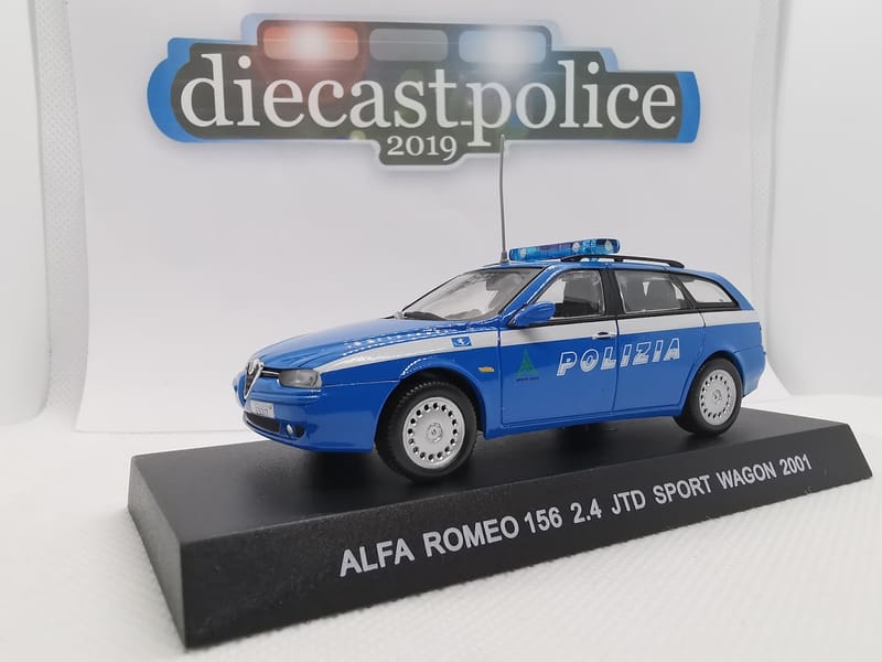Alfa Romeo Alfa Romeo 156 2.4 JTD SW 1/43 diecast Police — Polizia di Stato Italy