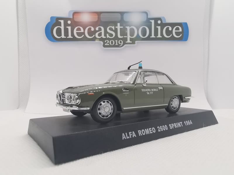Alfa Romeo Alfa Romeo 2600 Sprint 1/43 diecast Police — Polizia di Stato Italy