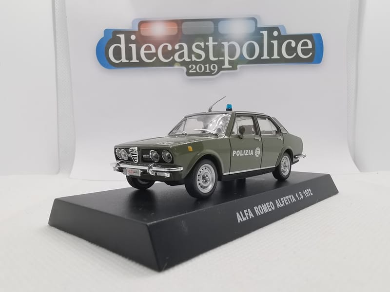 Alfa Romeo Alfa Romeo Alfetta 1.8 1/43 diecast Police — Polizia di Stato Italy