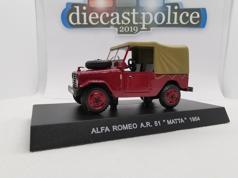 Alfa Romeo Alfa Romeo AR 51 Matta 1/43 diecast Police — Polizia di Stato Italy