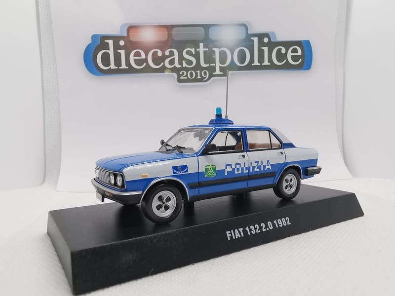 Fiat FIAT 132 2.0 1/43 diecast Police — Polizia di Stato Italy