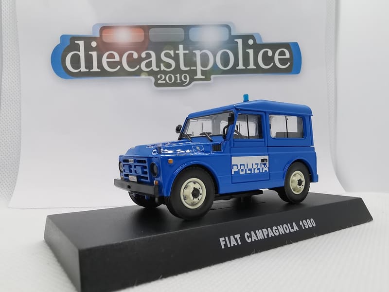 Fiat FIAT CAMPAGNOLA 1/43 diecast Police — Polizia di Stato Italy