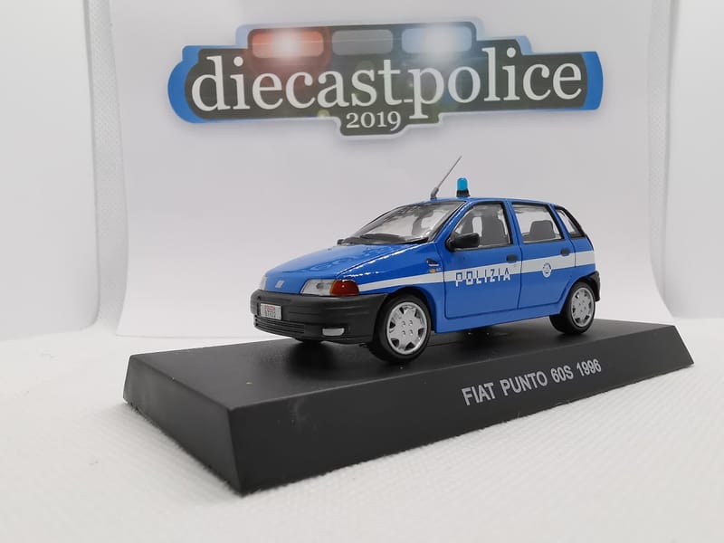 Fiat Fiat Punto 60s 1/43 diecast Police — Polizia di Stato Italy