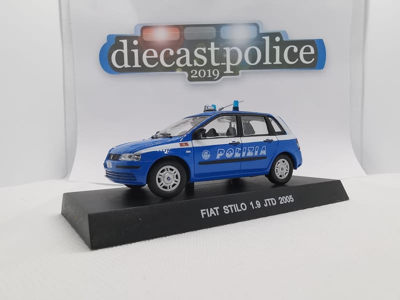 Fiat Fiat Stilo 1.9 JTD 1/43 diecast Police — Polizia di Stato Italy