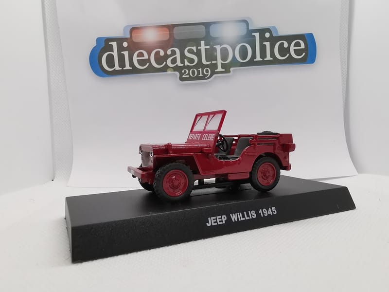 Jeep Jeep Willys 1/43 diecast Police — Polizia di Stato Italy