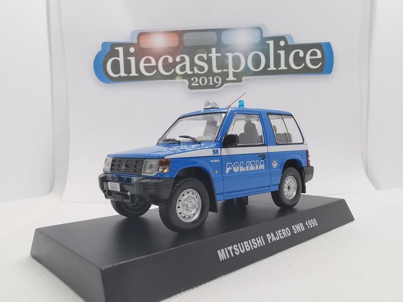 Mitsubishi Mitsubishi Pajero SWB 1/43 diecast Police — Polizia di Stato Italy